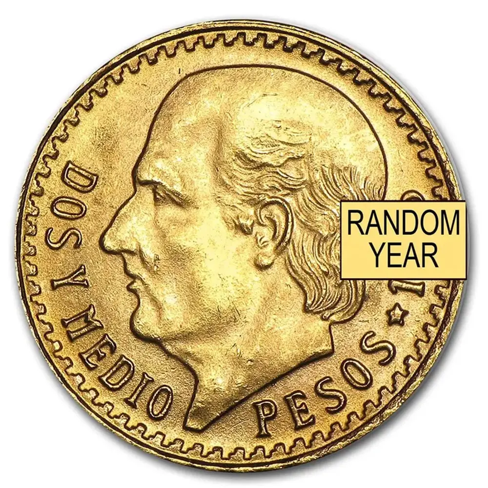 2 1/2 Pesos Mexico Gold
