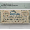 1862 $3 Virginia Staunton