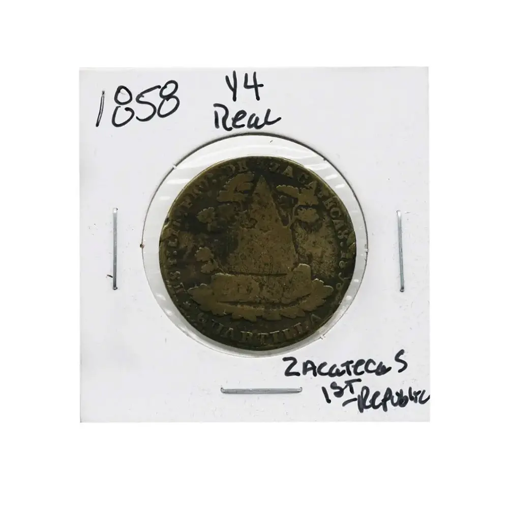 1858 Mexico 1/4 Real