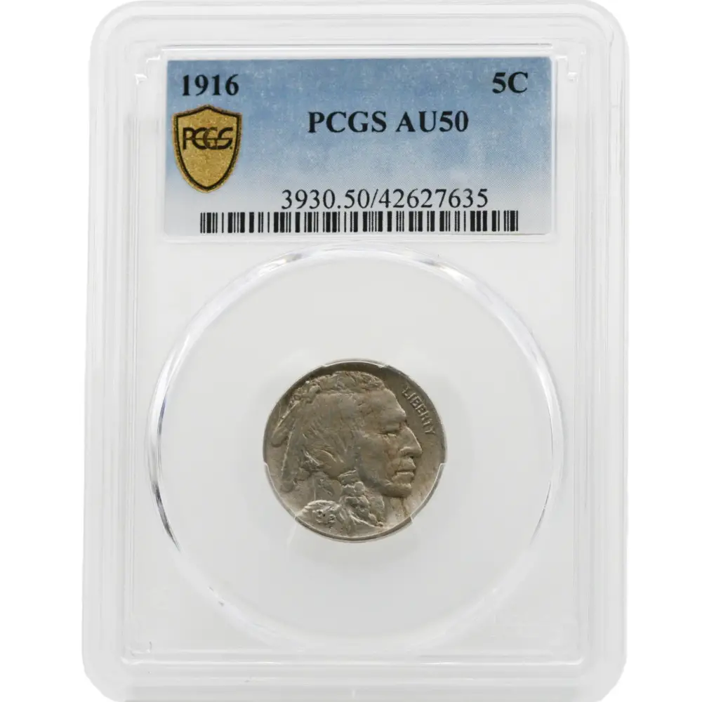 1916 5C Buffalo Nickel