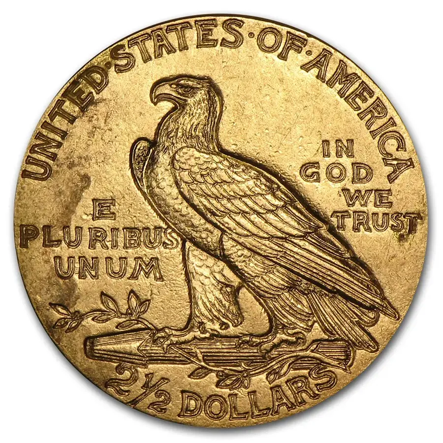 $2 1/2 Gold Indian Head- Quarter Eagle XF or Better (Random Year) - Image 2