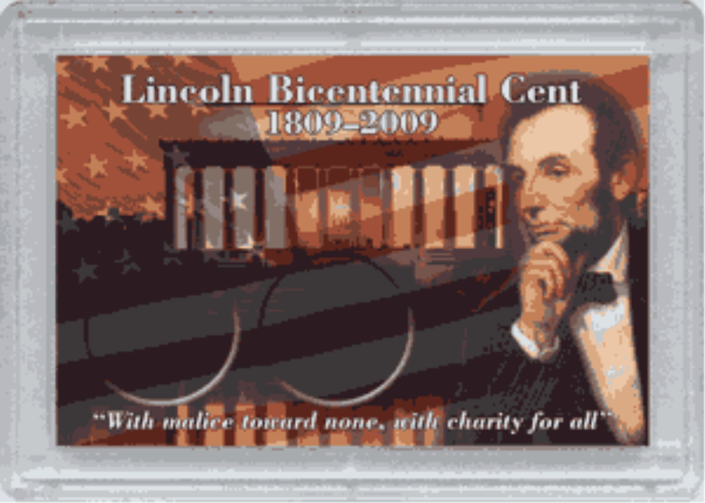 Abe Lincoln Bicentential Frosty Case - 2 Hole