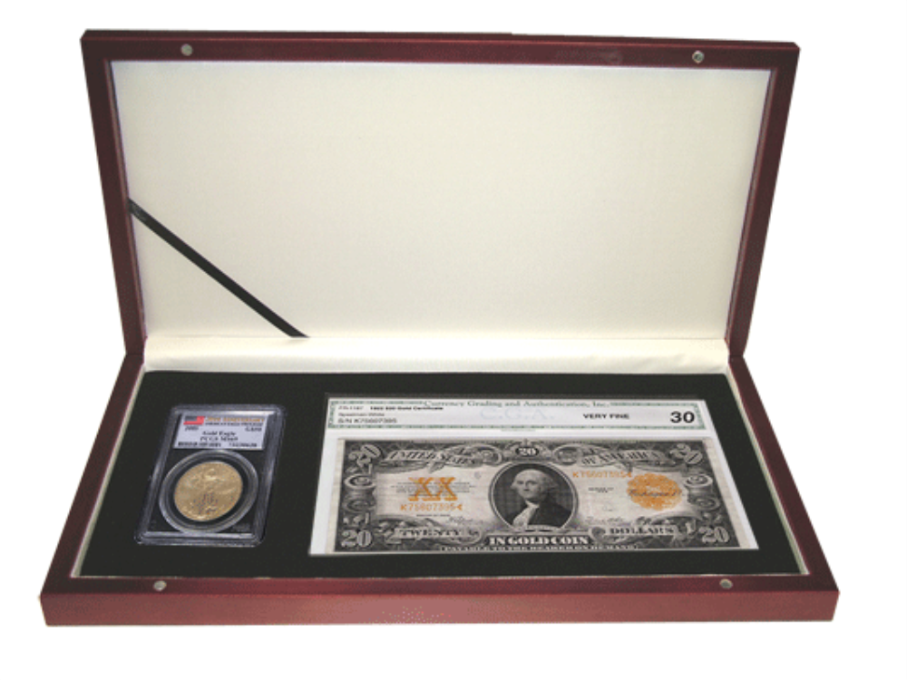 Currency Box with Slab Holder - Special Orders Only