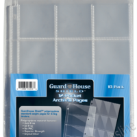 Guardhouse Shield 12 Pocket (10 pack) Archival Polypropylene Pages