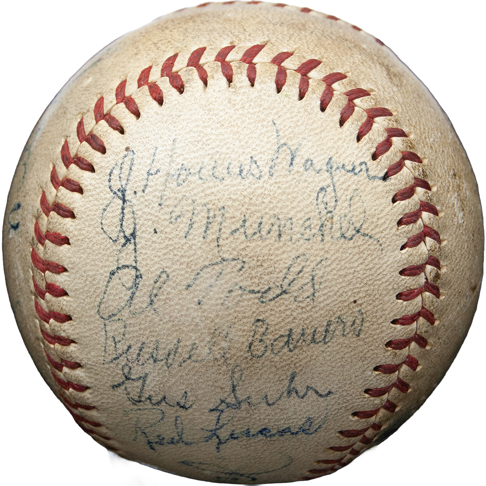 1936 Pittsburgh Pirates Team Signed Baseball – Honus Wagner, Traynor, Hoyt, Vaughan – PSA Authenticated