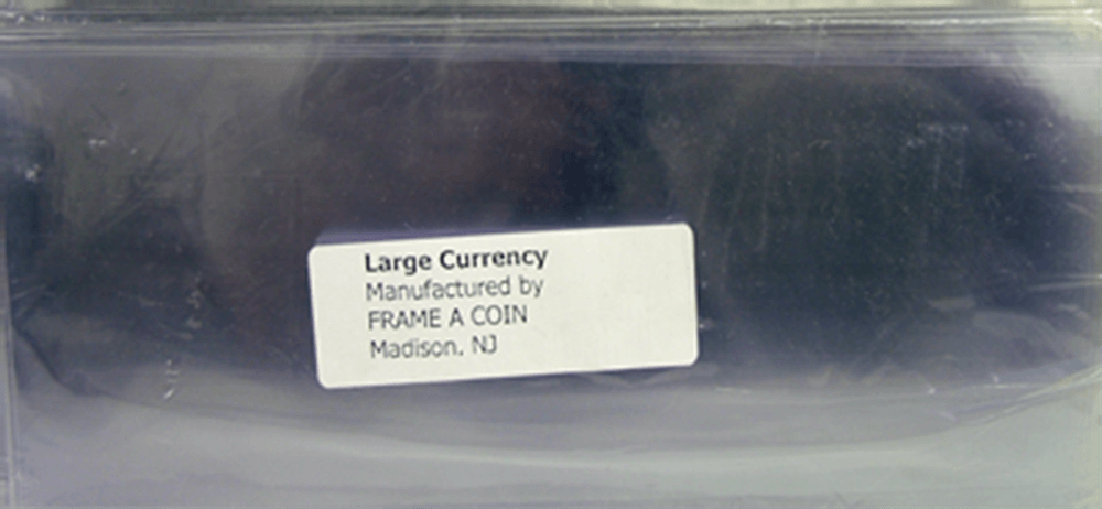 Large Currency Holder 100 p/pack
