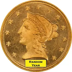 $2 1/2 Gold Liberty- Quarter Eagle XF or Better (Random Year)