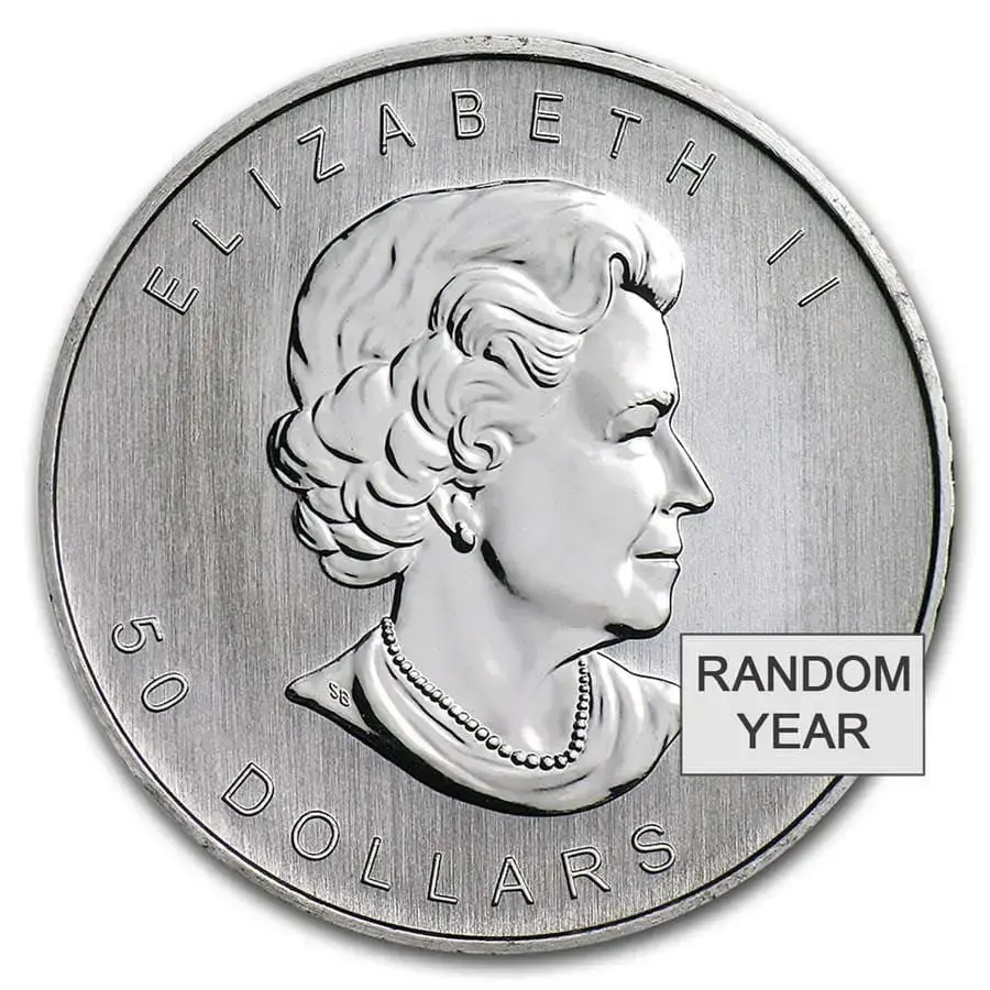 1 oz Canadian Platinum Maple Leaf (Random Year) - Image 2