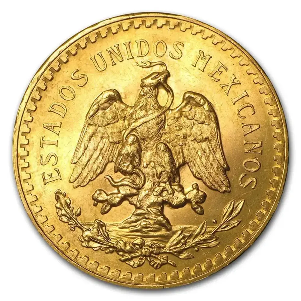 1943 50 Pesos Gold Centenario - Image 2