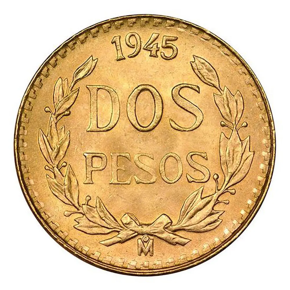 2 Pesos Mexico Gold