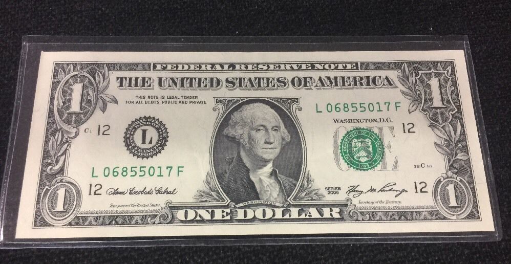 1 Dollar Bill Front And Back