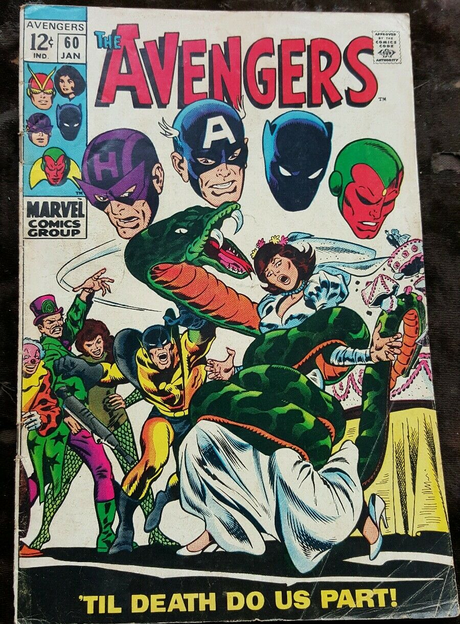 The Avengers Comic #60 1969 Marvel Comic - Chula Vista Coins
