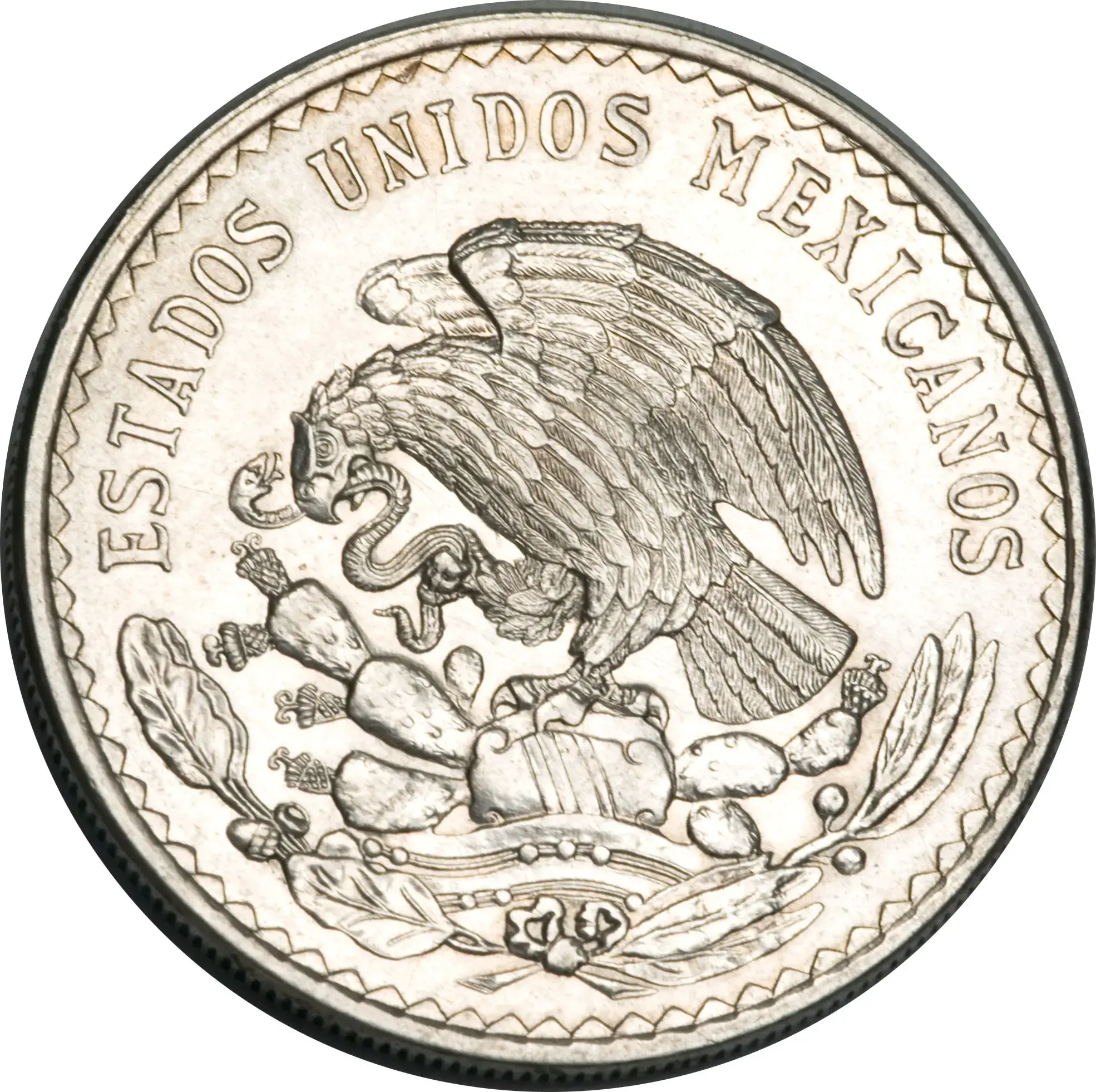 1947-1949 Silver Mexican 1 Peso Morelos Avg Circ - Image 2