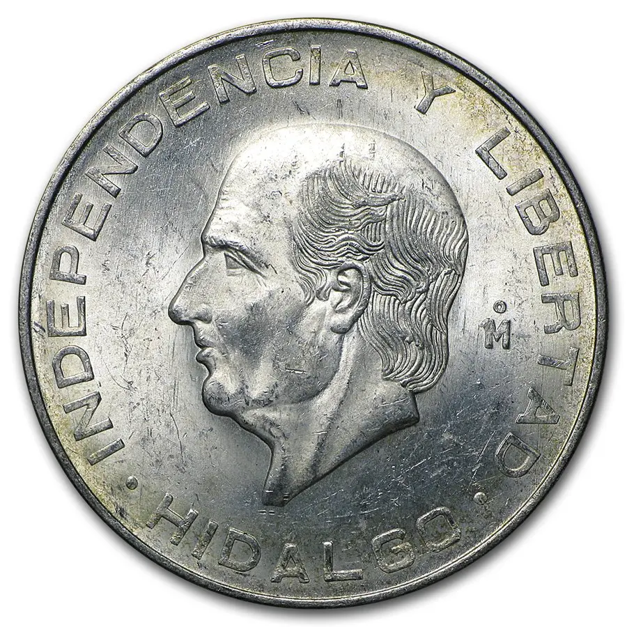 Mexico Silver 5 Pesos Hidalgo (1951-1954) BU