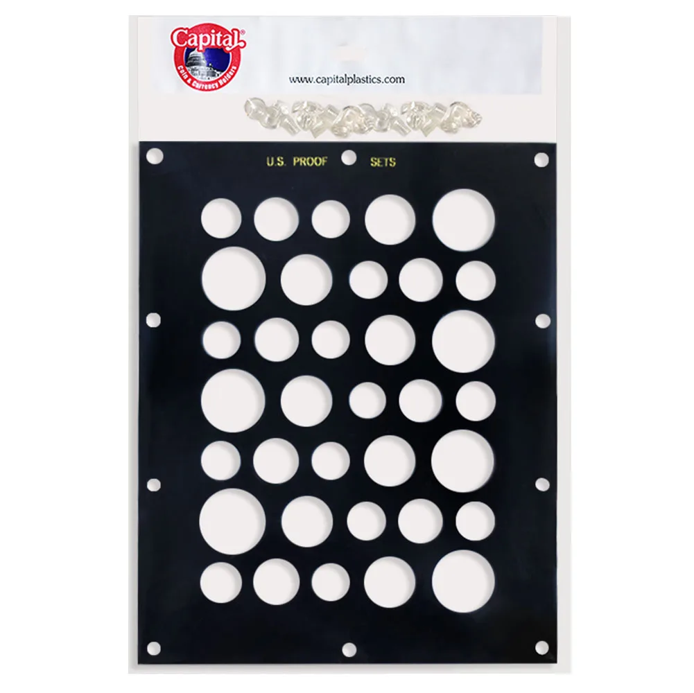 Capital Plastics U.S. Proof Sets (7 sets of 5 coins)