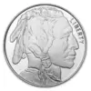 1 oz. Buffalo/Indian Silver Rounds .999