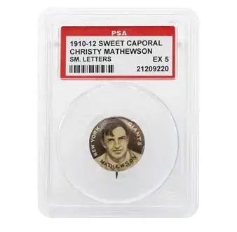 1910-1912 Sweet Caporal Christy Mathewson SM. LETTERS
