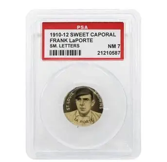 1910-1912 Sweet Caporal FRANK LaPORTE LG. LETTERS