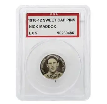 1910-1912 Sweet Cap. Pins Nick Maddox