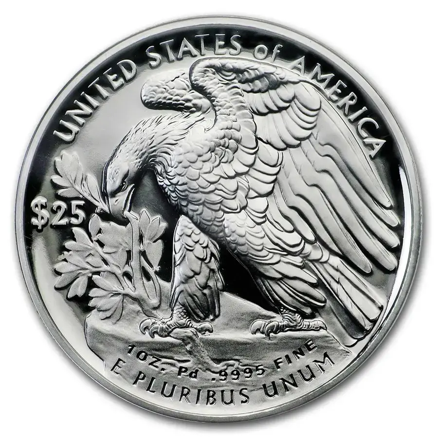 2018-W 1 oz Proof American Palladium Eagle (w/Box & COA) - Image 2