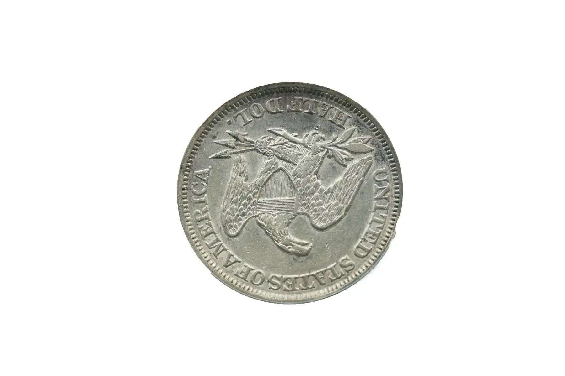 1856 Liberty Seated Half Dollar ANACS AU50 - Image 4