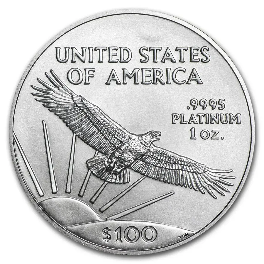 1 oz American Platinum Eagle BU (Random Year) - Image 2