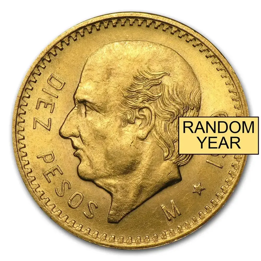 Diez Pesos Mexico Gold