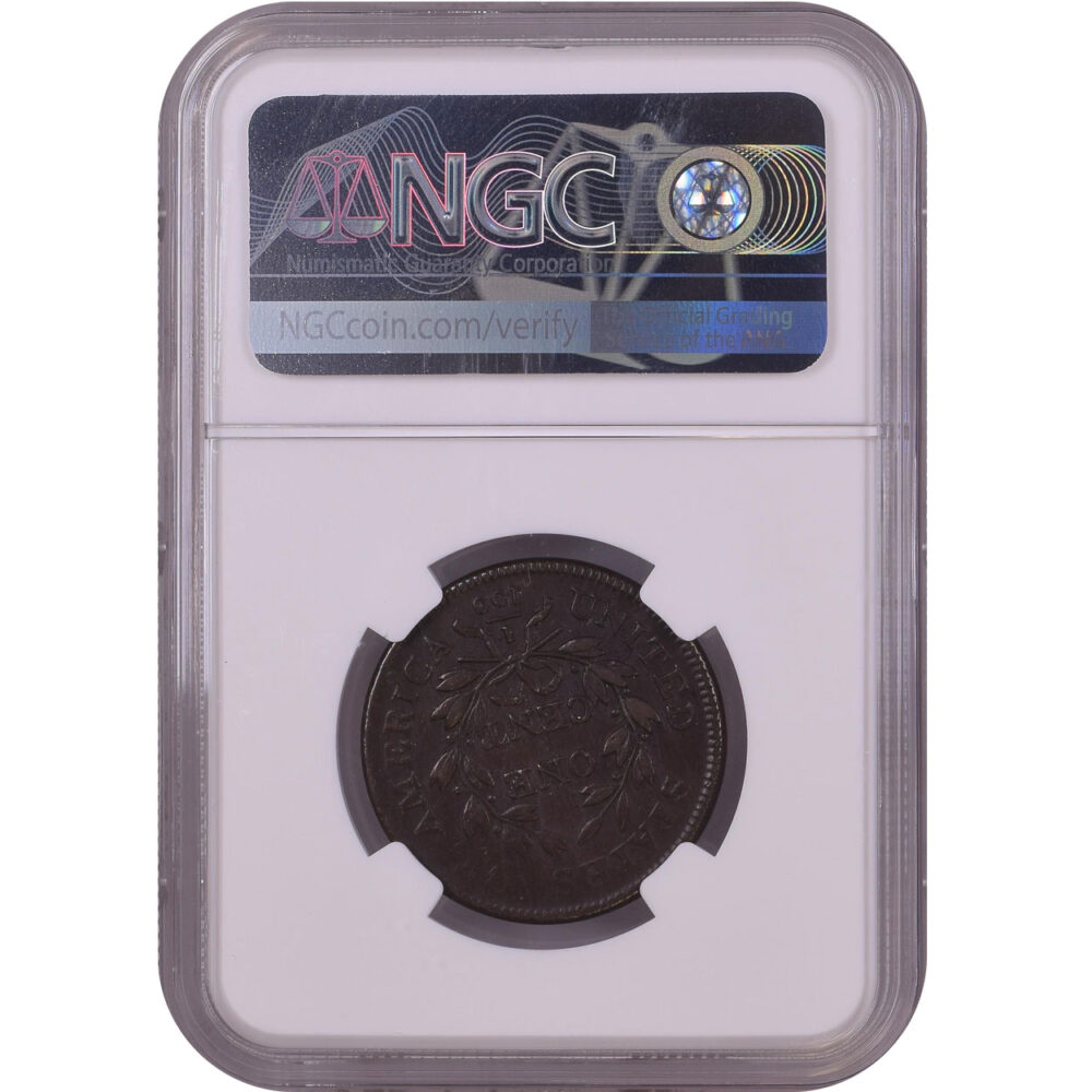 1801 Draped Bust Large Cent NGC XF Details - Image 2