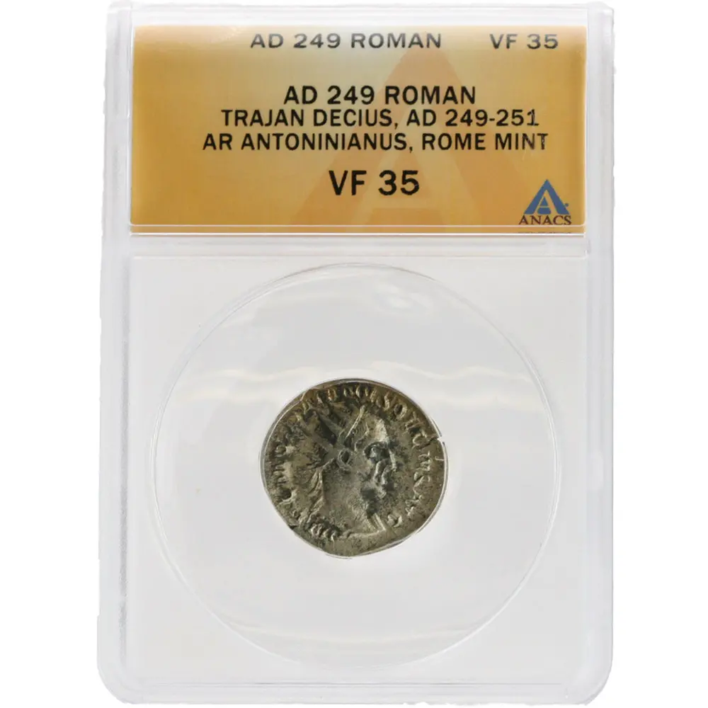 AD 249-251 Roman Trajan Decius, Rome Mint