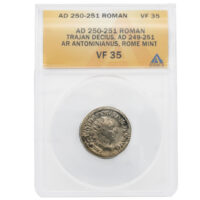 Ancient AD 250-251 Roman Trajan Decius Rome Mint