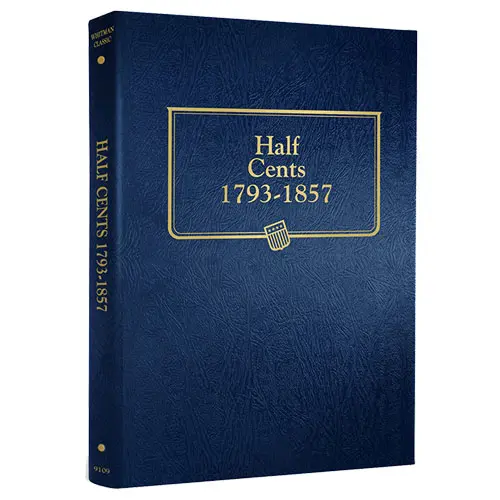 Whitman Half Cent Album 1793-1857