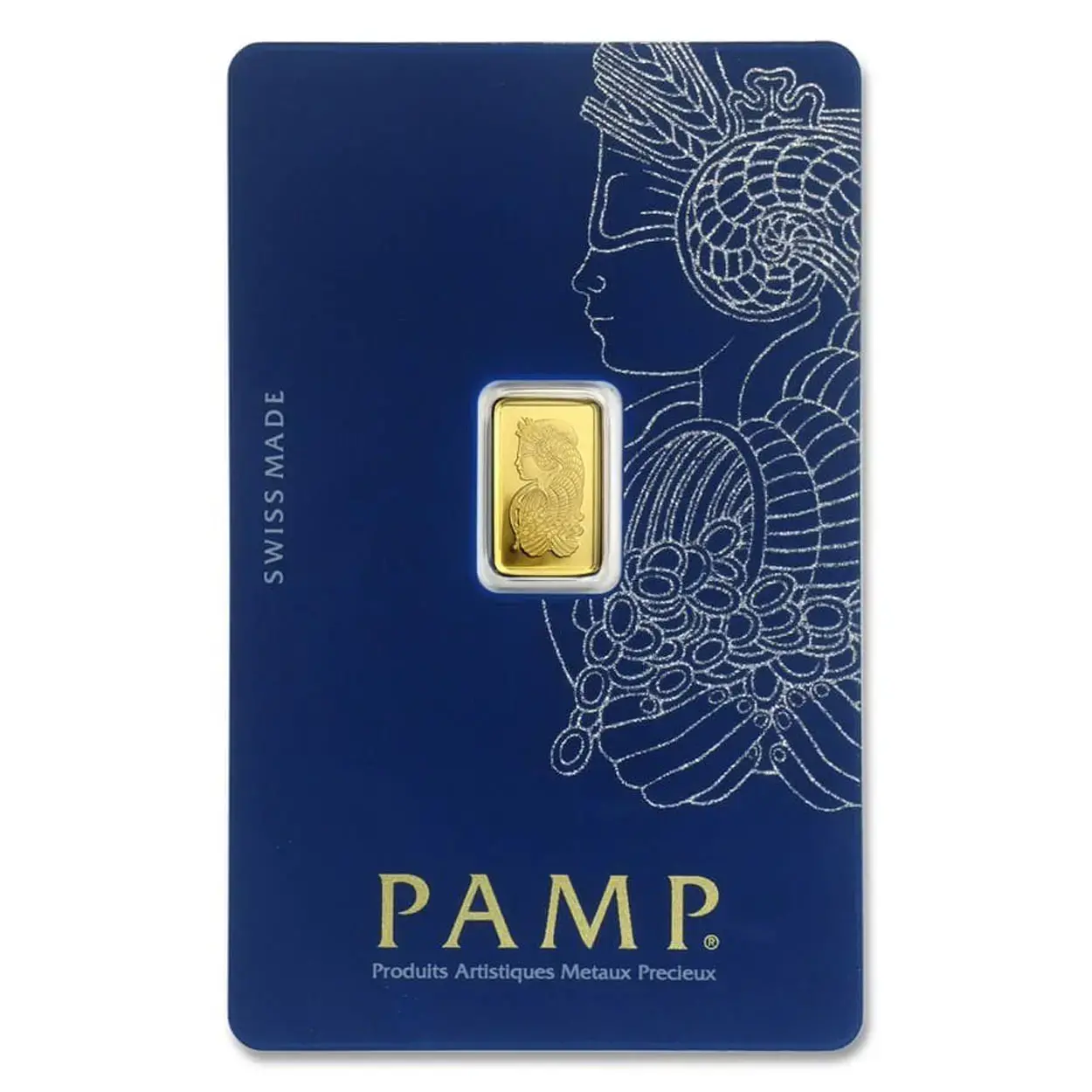 1 gram Gold Bar- PAMP (Veriscan)