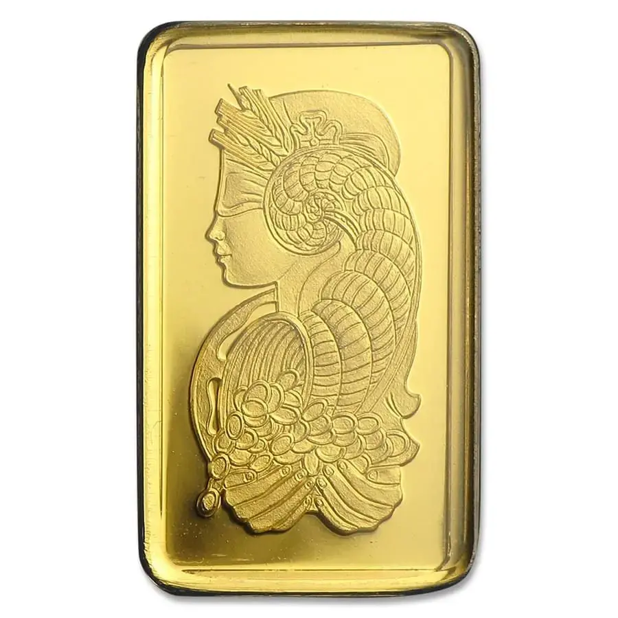 1 gram Gold Bar- PAMP (Veriscan) - Image 2