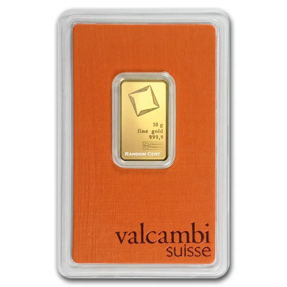 10 Gram Valcambi Gold Bar