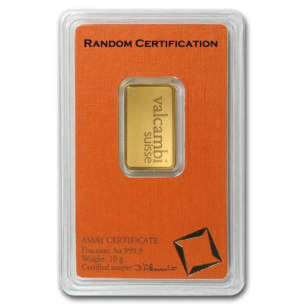 10 Gram Valcambi Gold Bar - Image 2