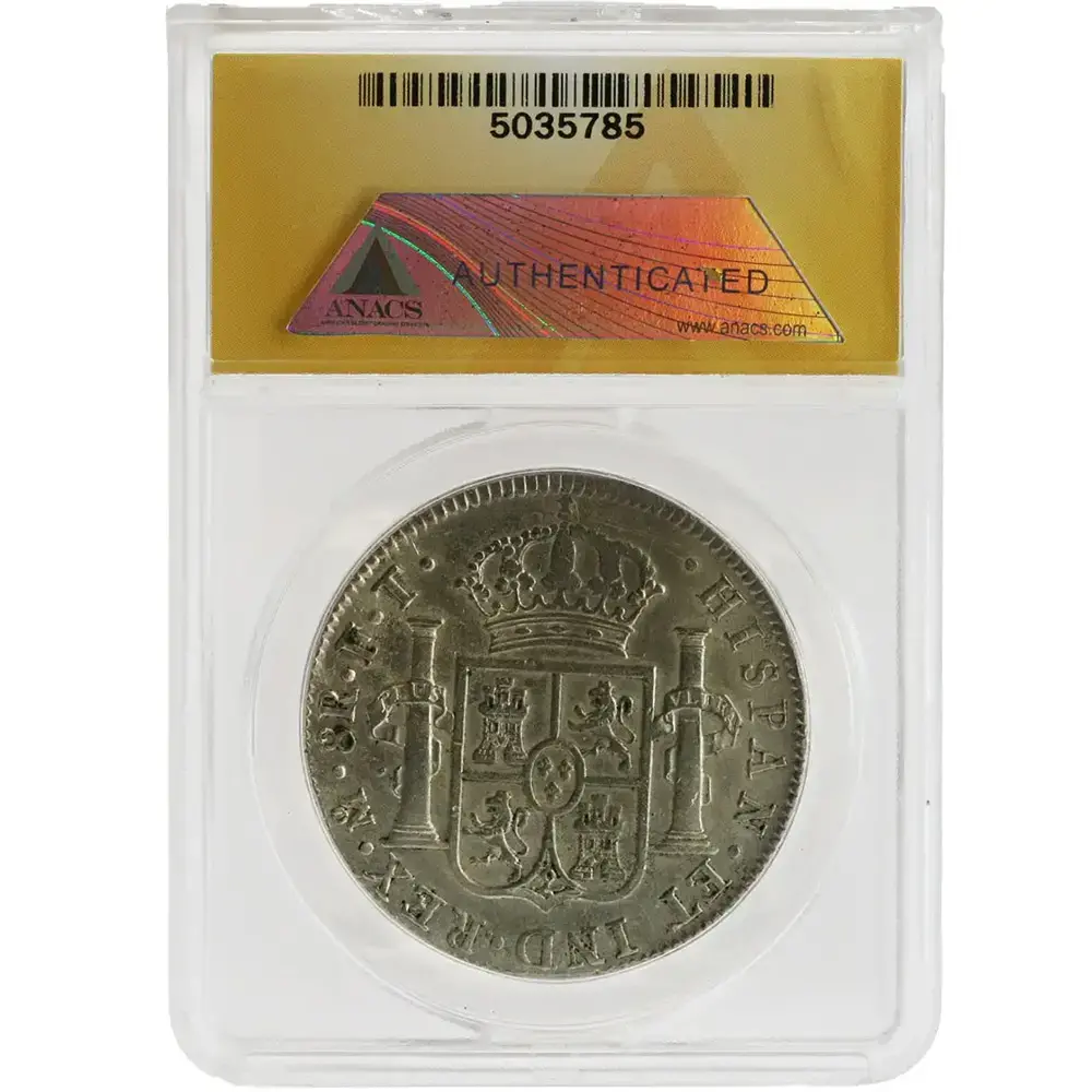 1803-MO|FT Mexico 8 Reales ANACS AU50 Details Corroded - Image 2