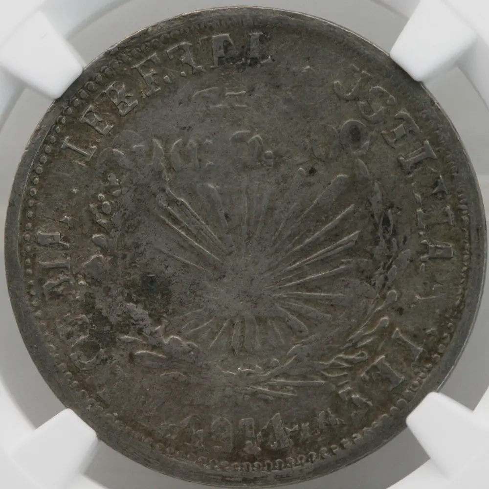1914 Mexico Un-Peso Guerrero NGC VF 35 - Image 2