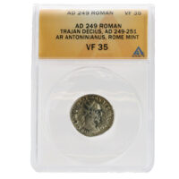 AD 249-251 Roman Trajan Decius, Rome Mint