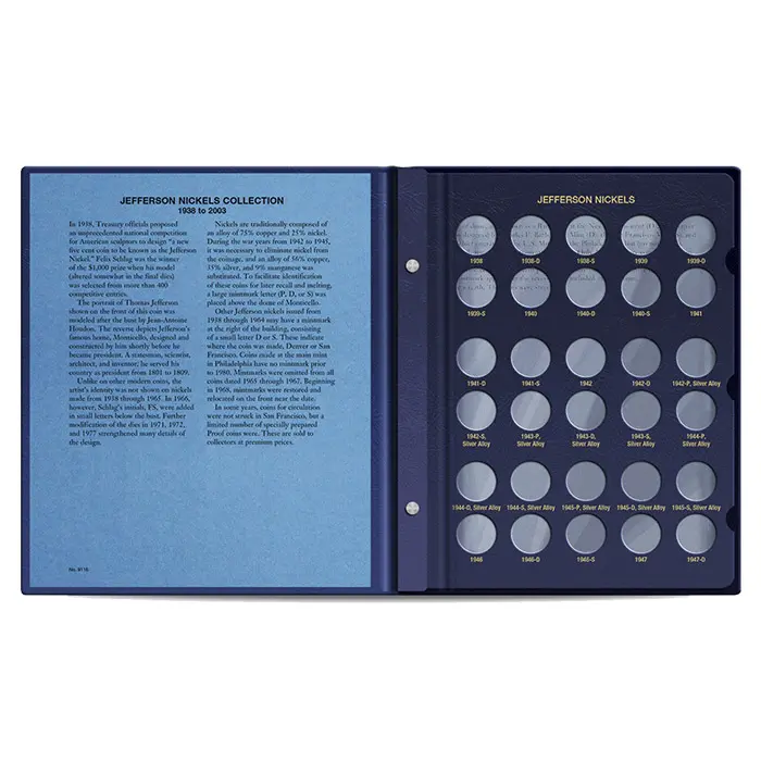 Whitman Jefferson Nickel Album 1938-Date - Image 2