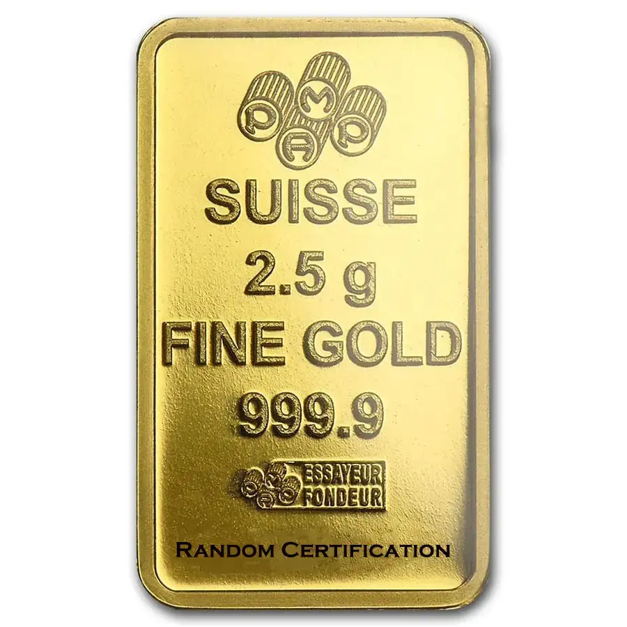 2.5 gram Gold Bar- Random Mint (In Assay) - Image 4