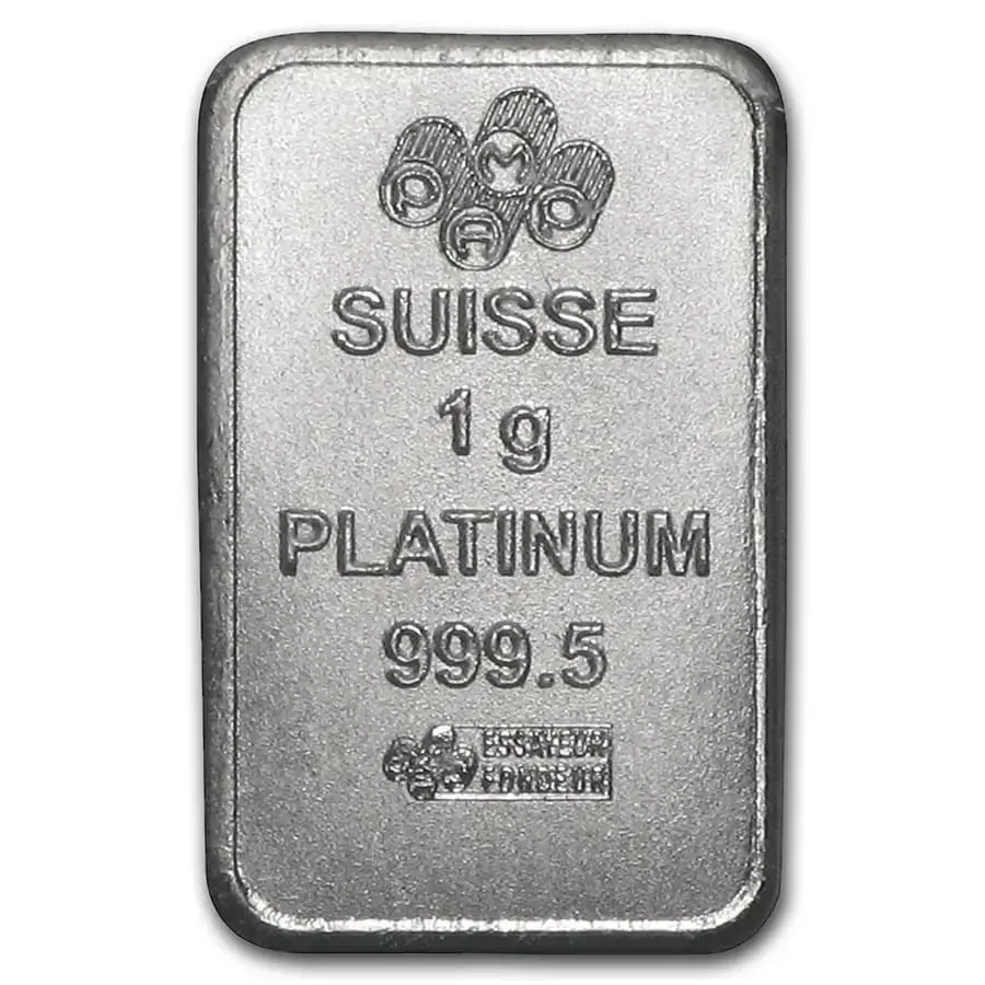 1 gram Platinum Bar PAMP Suisse (In Assay) - Image 4