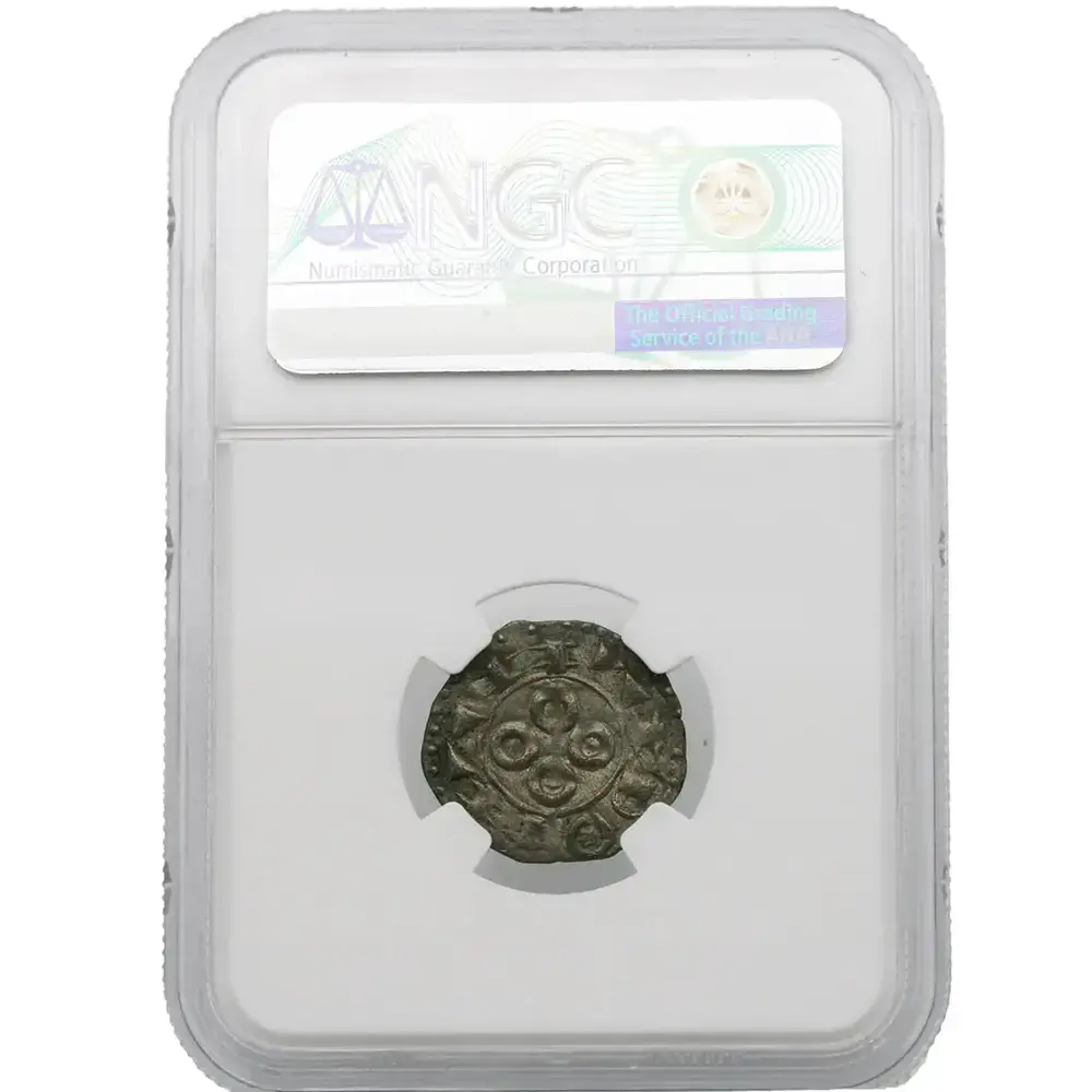 1000-1300 France Denier Maguelonne Roberts-4336 NGC AU 53 - Image 2