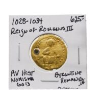 AD 1028-1034 Byzantine Romanus III Argyrus Gold Nomisma