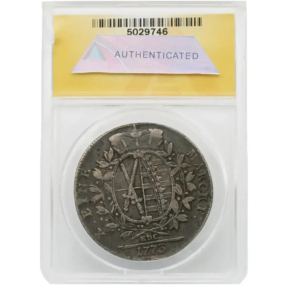 1773-EDC Thaler German State Saxony-Albertine ANACS Fine 15 - Image 2