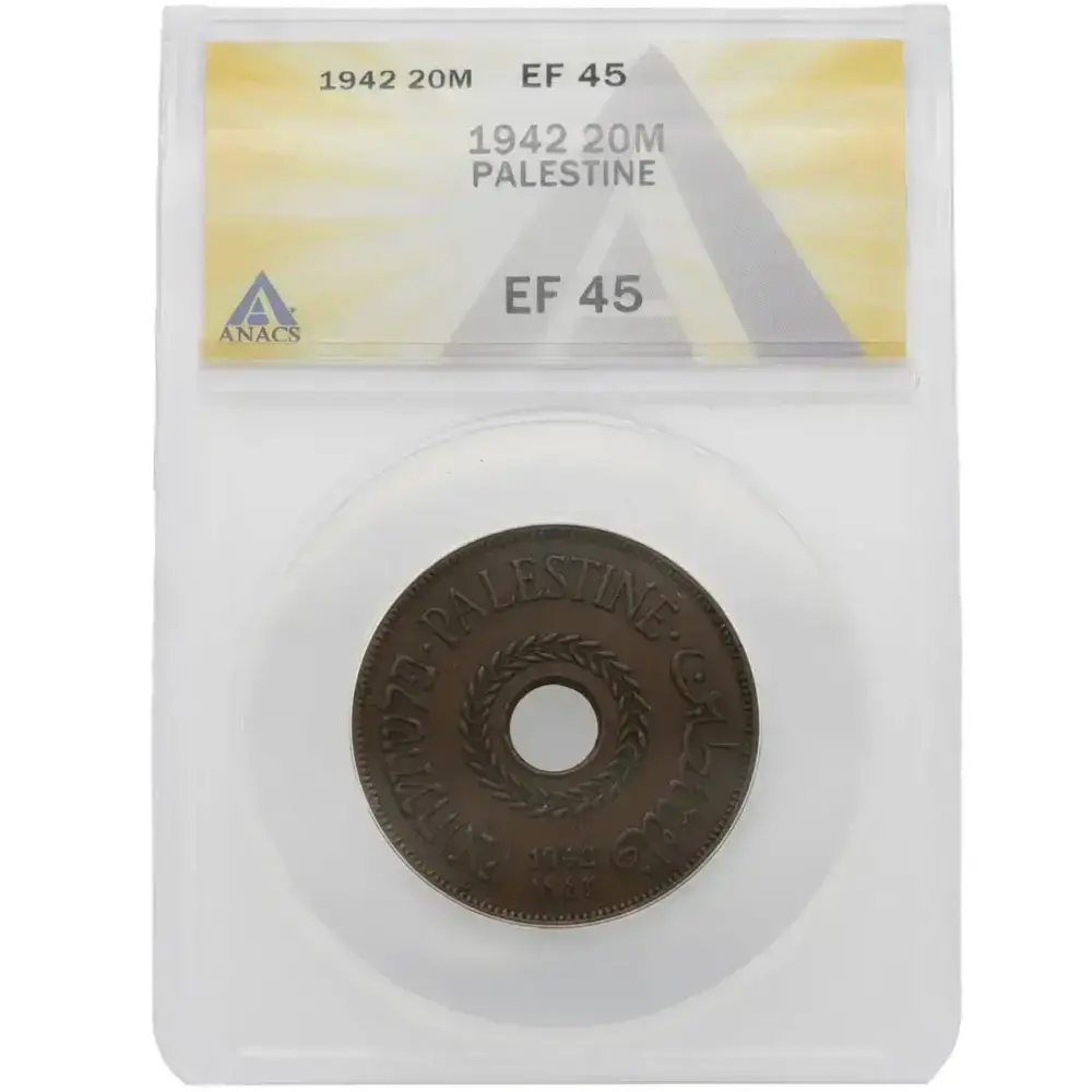 1942 Palestine 20 Mils