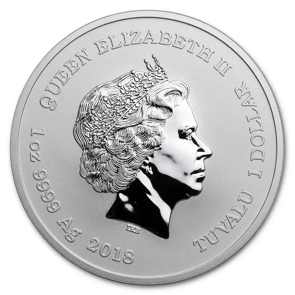 2018 1 oz Iron Man Marvel $1 Coin BU - Image 2