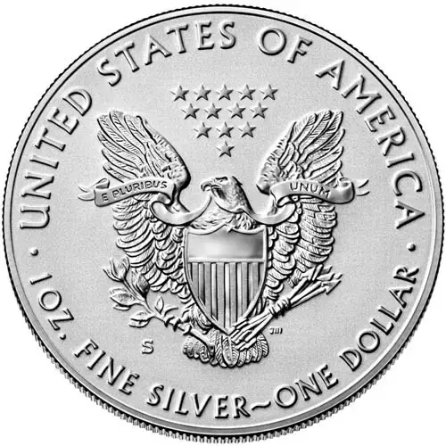 2019-S $1 American Silver Eagle Enhanced Reverse Proof Coin (w/Box & COA) - Image 3
