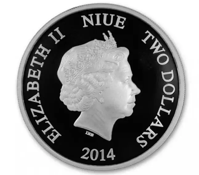 2014 $2 Niue Colorized Thor Marvel 1 oz. Silver Coin - CV Coins