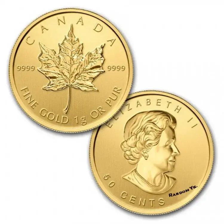 1 gram .999 Gold Maple Leaf's Maplegram (In Assay) - Image 3