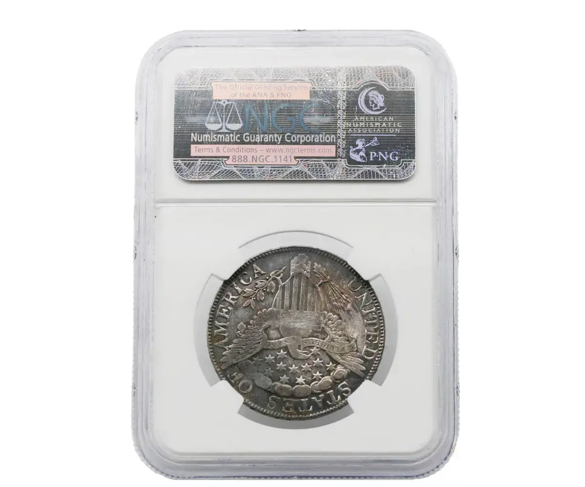 1806/5 50C Draped Bust Silver Half Dollar Coin NGC XF45 - Image 2